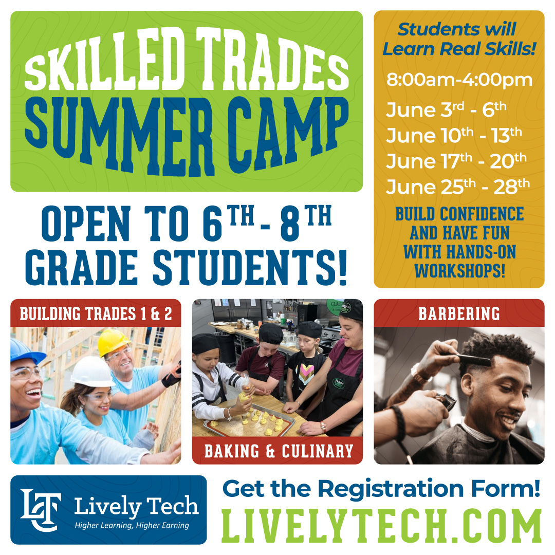 6th-8th Grade, Skilled Trades Summer Camp