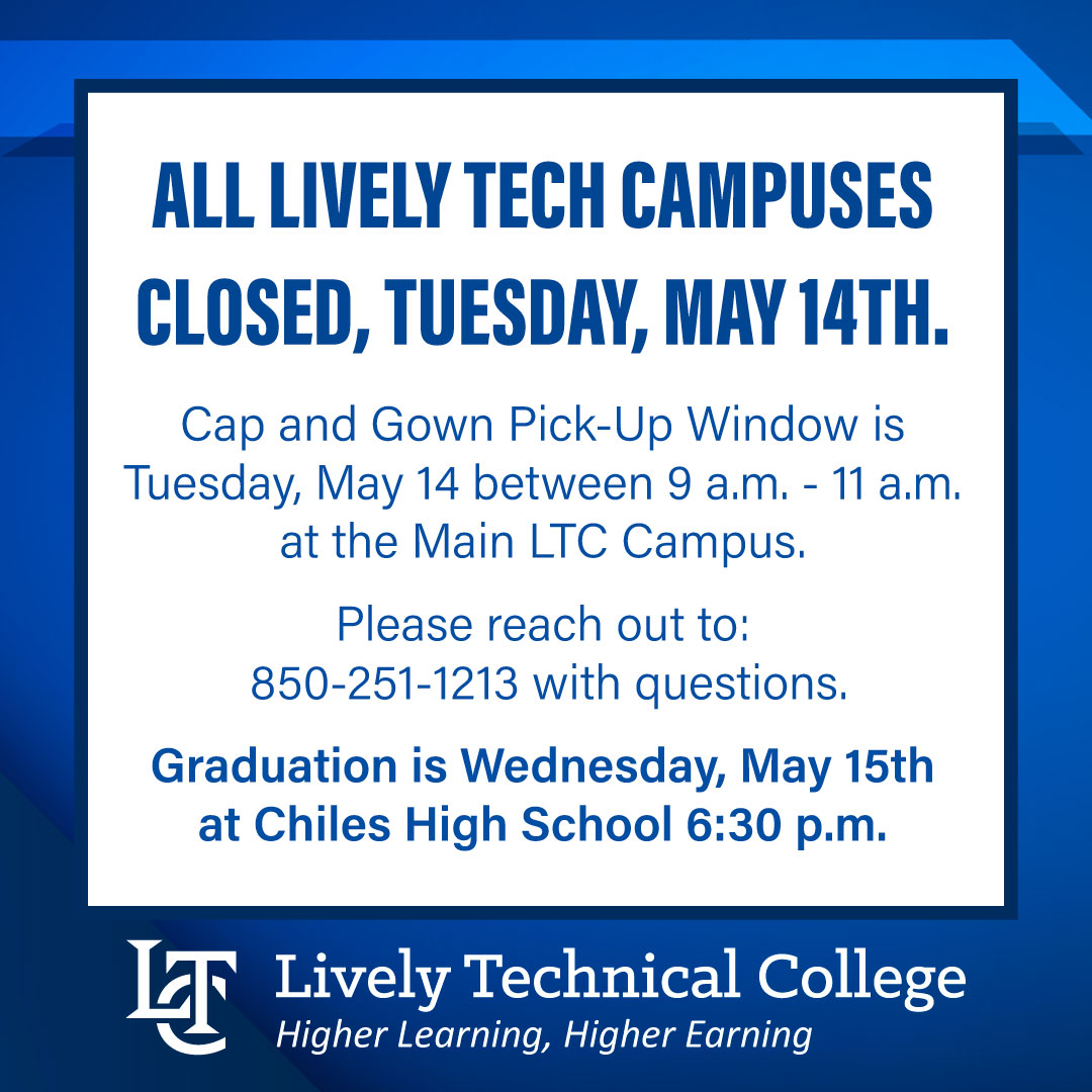 Closed Tuesday May 14th