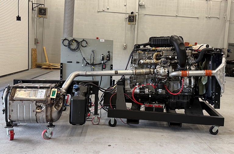 A large engine at Wakulla High School