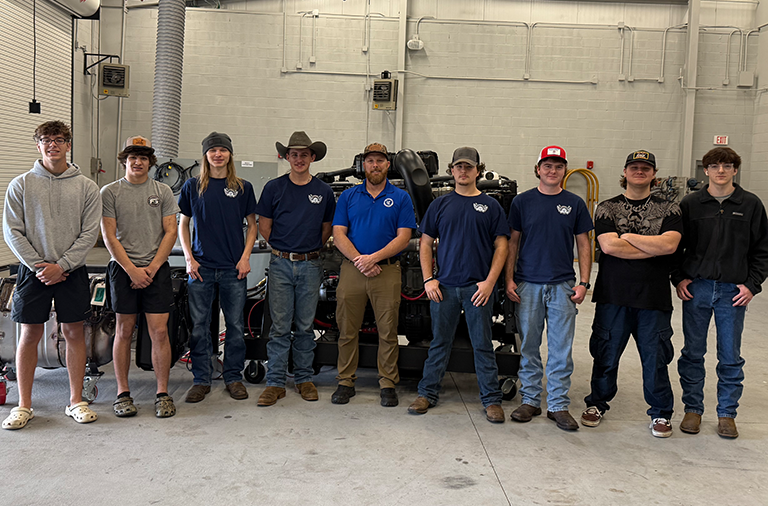 The students and instructor at Wakulla High School