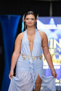 Another image of the cosmetology hair show at Lively Technical College