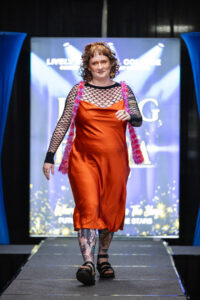 Another image of the cosmetology hair show at Lively Technical College