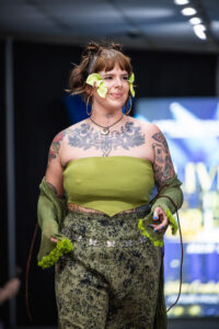 Another image of the cosmetology hair show at Lively Technical College