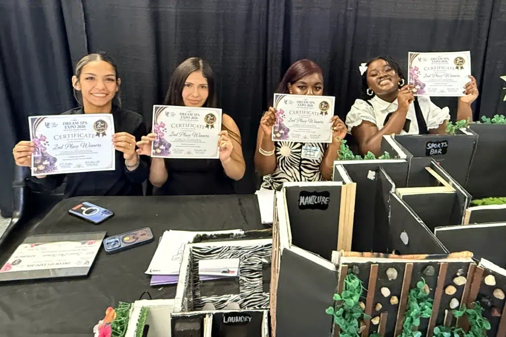 Lively TEch Nails & Facial Program students